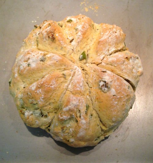 Pane alle olive e rosmarino