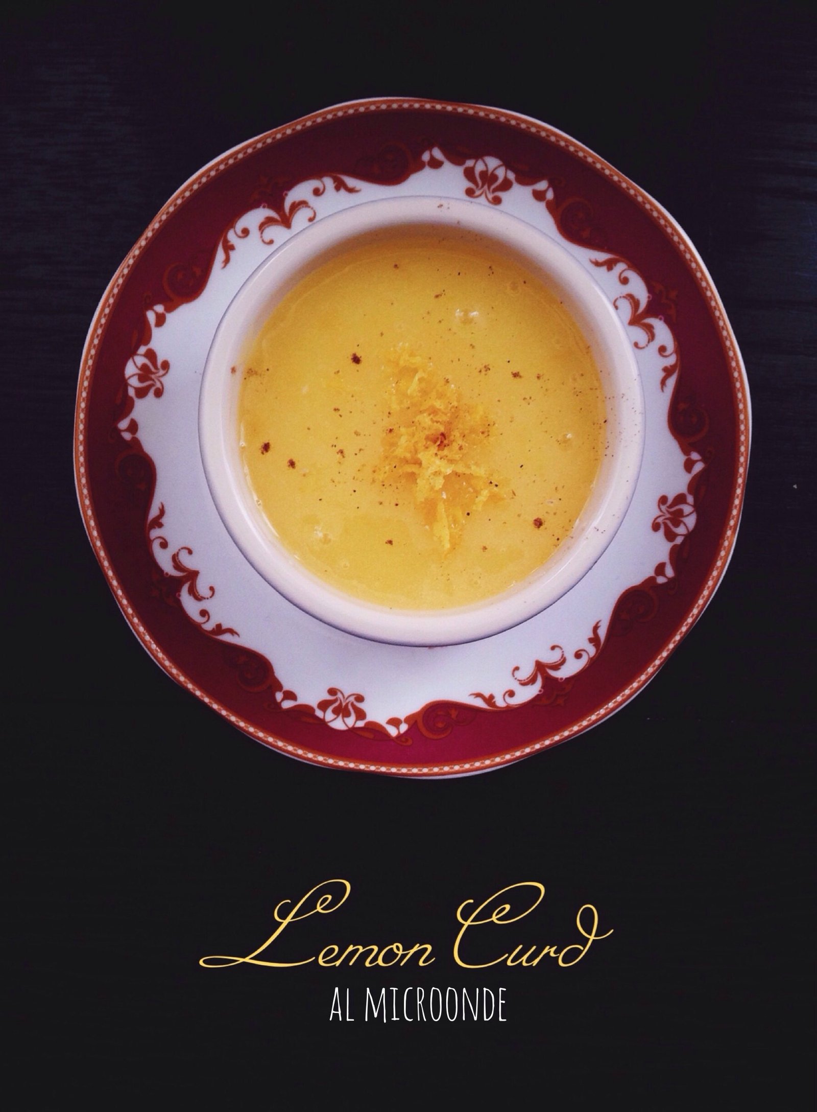 Lemon curd al microonde