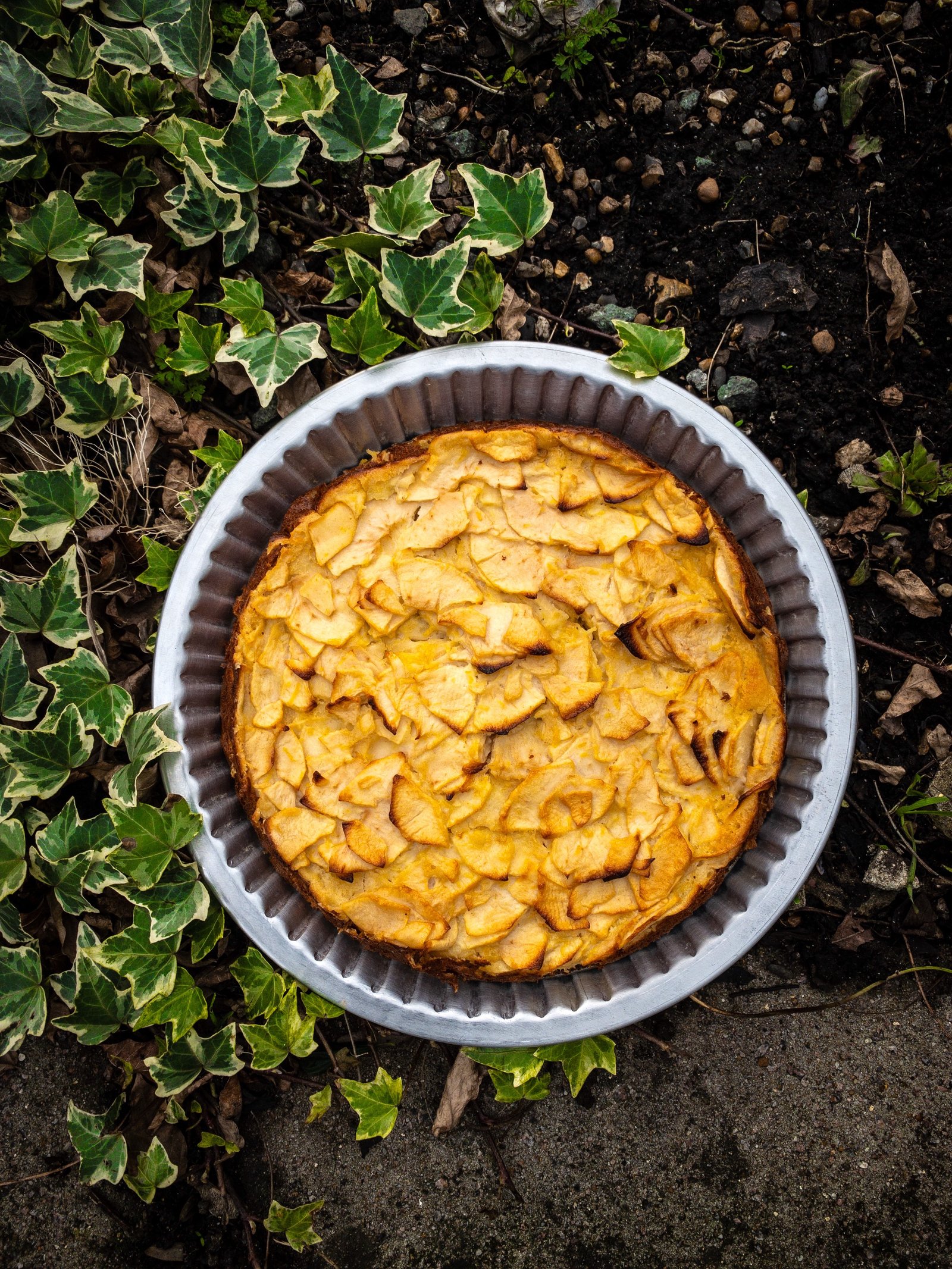 Torta di mele invisibile